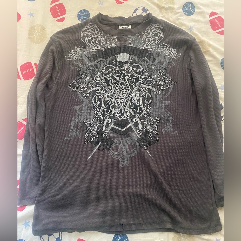 Y2k Men’s Avirex Skulls Longsleeve shirt